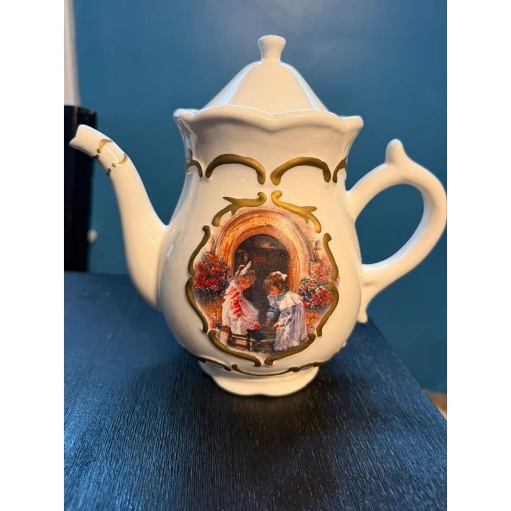 Vintage porcelain teapot